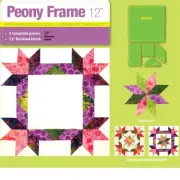 Merideth Clark Designer collection ruler templates, Peony Frame