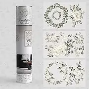 Thymeless Designs Rub on Transfers for Furniture and Crafts | 3 Design Sheets 11” x 17” Each | Home Décor Transfers | Furniture and Craft Decals | by (Eucalyptus Dreams)