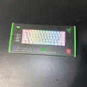 New Razer Huntsman Mini Gaming Keyboard White RGB 60% Optical USB-C