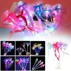 1 x Kids Toy Light-up Magic Wand Glow Stick LED Magic Stick Rave Fairy Toy M6F3