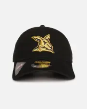 [New Era] New Era North Melbourne Kangaroos 'Afl Black & Gold' 9twenty Strapback Black/gold - Size ONE ONE Black/Gold