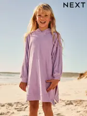 Lilac Purple Poncho Towel (3-16yrs) (AJ6244) | $39 - $53