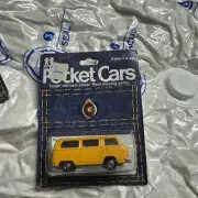 RARE Vintage 1977 Tomica Tomy Pocket Cars VW Volkswagon Micro Bus