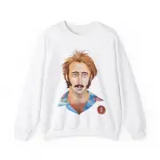 Nicolas Cage Raising Arizona Retro Crewneck Sweatshirt - 80s Nic Cage Pullover