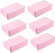Gogogmee 6Pcs Shipping Boxes Storage Boxes for Parties Events Easy to Assemble Lightweight with Slot for Secure Packing