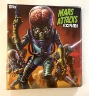 Topps Mars Attacks Occupation Exclusive Binder & Box / 2015 Kickstarter Campaign