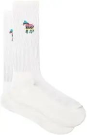 PS By Paul Smith Men's Zebra Socks Made In Italy Color is white Nwt