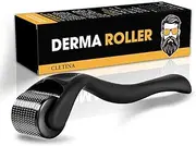 540 Titanium Derma Roller - Microneedle Micro Needle Roller for Men and Women Home Use - Microneedling Roller-(Matte Black#1.5#)