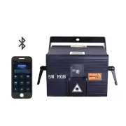 Apple Android App Edit 5W RGB iLDA DMX Animation Stage Projector Laser Lighting