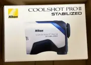 Nikon COOLSHOT Pro II Stabilized Golf Laser Rangefinder White Compact Handy size