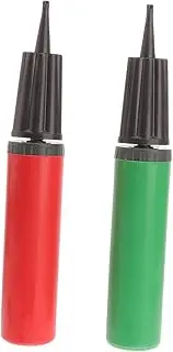 Kisangel 2pcs Portable Hands Push Type Inflator for Quick Inflation of Air Column Bags Balloons and Inflatable Accessories Lightweight Manual Pump with Comfortable Handle Random Styles