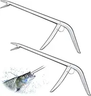 2 Pieces Stainless Steel Fish Hook Remover Fishing Extractor Freshwater and Saltwater Hooker Tool 11-1/2 inch