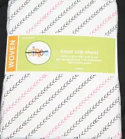 Circo Woven Pink Black Fitted Crib Sheet Toddler Bed Sheet cotton new #6498