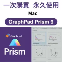 在飛比找蝦皮購物優惠-【最新10版 支援OS14】GraphPad Prism 1