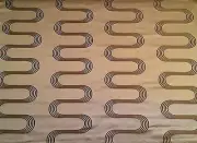 RUBELLI Vague Legno di Rosa Art Deco waves lampas acetate silk 2+ yards new