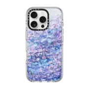 iPhone 16 Pro Clear Case MagSafe Compatible Hydrangea Summer