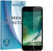 MEZON [3 Pack] Ultra Clear Screen Protector Film for Apple iPhone SE 2022 (4.7") – Case Friendly, Shock Absorption (iPhone SE 2022, Clear)