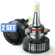 4 PCS 9012 HIR2 LED Light Bulb Hi/Lo Beam 6500K White Super Bright Plug&Play T (for: Chrysler)