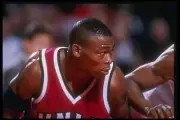 Forward Warren Rosegreen UNLV Rebels looks on the Fresno State Bul- Old Photo