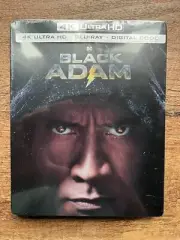 Black Adam w. Steelbook (4K UHD + Blu-ray + Digital, Region Free) *NEW/SEALED*