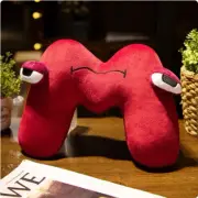 Luminous Alphabet Lore Plush Toy Soft Stuffed Pillow Glowing Colorful English M