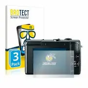 3 x BROTECT® AirGlass® Glass Screen Protector, for Canon EOS M6 !
