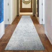 Echo 501 Hall Runner Grey-Blue