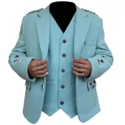 Lovat Green Argyll Kilt Jacket & Waistcoat – Scottish Highland Formal Wear