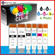 6PK PGI-5 CLI-8 Ink Cartridge PGI-5 CLI-8 for PIXMA iP5200R iP4200 Printer
