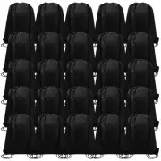 Canlierr 100 Pieces Drawstring Backpack Bags Bulk Back Sack String Bags Cinch...