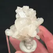 White Stilbite, Calcite, Chalcedony Crystal | Zeolite | 41grams