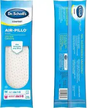 Dr. Scholl’s Comfort Air-Pillo Insoles, 1 Pair, Men Size 7-13, Women Size 5-10