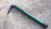 Metal Hand Hoe Garden Weeding Tool Gardening Digging Metal point Head