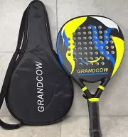 Padel Racket Carbon Fiber Power Lite Pop Tennis Paddle Paddleball Racquets