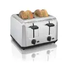 Hamilton Beach 4 Slice Toaster Silver Stainless Steel Extra Wide