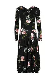 Erdem Floral-print Jersey Midi Dress - Pink - 14 (UK14 / L) 14 (UK14 / L)