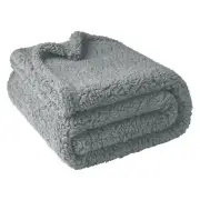 Dog Blanket Soft Dog Blankets for Large Dogs Puppy Essentials Washable Sherpa...