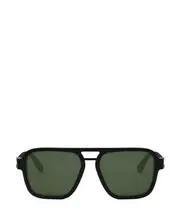 Bulgari Square Frame Sunglasses 56 Green