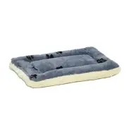 Reversible Blue Pet Bed Mat for Small Dogs and Cats Machine Washable 17x11 In...