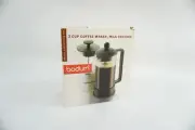 Bodum Press 3 Cup Coffee Maker, Milk Frother, NIB, Lot RB192 Brazil Cappuccino