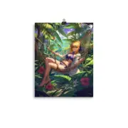 Saber Fate/Stay Night Matte Paper Poster