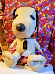 COACH x Peanuts Snoopy Collectible with Signature Canva Doll Ivory Plush Limited
