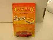 1987 MATCHBOX SUPERFAST MB 41 MAROON RED JAGUAR XJ6 NEW ON CARD