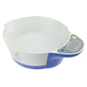 TODO 5kg Digital Kitchen Scale w/ Bowl 1g Graduation - Blue