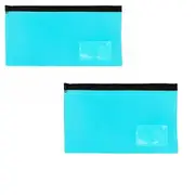 Celco Bright Pencil Case with 1 Zip (Marine Blue) - Medium