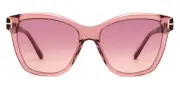 Tom Ford FT1087 Lucia Sunglasses Women Shiny Light Pink 54mm New 100% Authentic