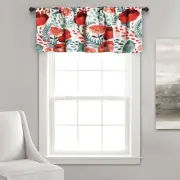 , 18" x 52", Multi Poppy Garden Curtains Light Filtering Window Panel Set for...
