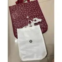 在飛比找蝦皮購物優惠-二手 僅用一次 lululemon 露露樂蒙 提袋 購物袋 