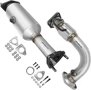 Catalytic Converter Compatible with Honda Accord 2003 2004 2005 2006 2007 2-Door/4-Door 2.4L l4 Catalytic Convertor Direct-fit 16299 52349 (EPA Compliant)