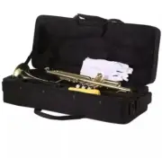Mendini By Cecilio Trumpet for Students Brass w/Bundle